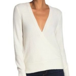 Madewell Women's V-Neck Sweater - Cream